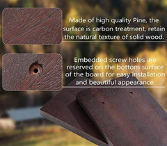 Estantería Flotante De Madera Color Marrón 2 Unidades. - comprar online