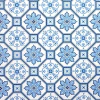 Papel Pintado Para Pared, Diseño De Flores, Color Azul