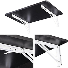 Estantería Flotante Plegable De Madera 24.0 X 16.0 in, Negro - tienda online