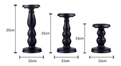 Candelabro De Hierro Retro Candelabro De Mesa Adorno - tienda online