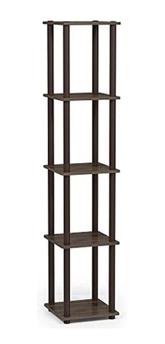 Estantería De Madera Marrón/4 Niveles 11.6 X 11.6 X 57.7 In. en internet