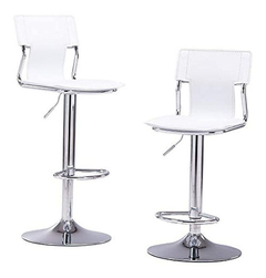Sillas Bar Juego De 2 Taburetes Giratorios Ajustables