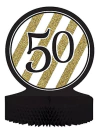 Centro De Mesa Centro De Mesa, 50 Unidades, Negro Y Dorado