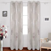 Cortinas Opacas Para Comedor 42x84 Pulgadas Beige Claro