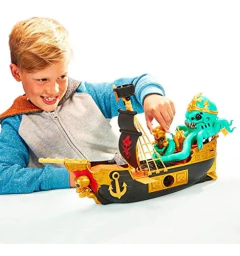 Treasure X Sunken Gold Treasure Ship Playset - 25 Levels Of en internet