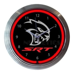 Reloj De Neón Srt De Dodge Neonetics Hellcat