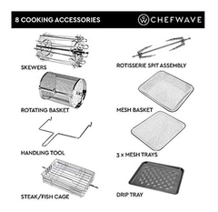 Chefwave - Horno Freidora De Aire De 16 Cuartos De Galón - comprar online