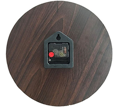 Grazing Reloj De Pared Redondo Decorativo De Madera, Estilo - tienda online