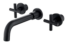 Doble Cruz Mango Soporte De Pared Baño Llave Del Fregadero