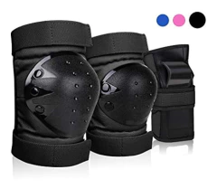 Set De Protectores Y Rodilleras Para Adultos, Jóvenes