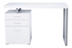 Escritorio Para Computadora Con Cajones, Madera, Blanco - comprar online