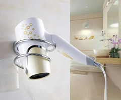 Lystin - Soporte Para Secador De Pelo De Acero Inoxidable, S