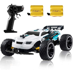 Coche Tecnock A Control Remoto, 2.4ghz, 20km/h, Blanco