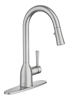 Moen 87233brb Adler - Grifo De Cocina De Arco Alto - comprar online