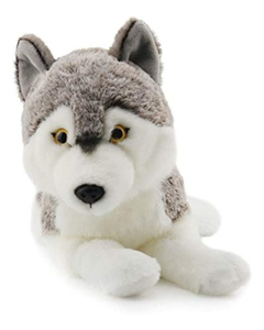 Oso De Peluche De Lobo Siberiano 14 PuLG