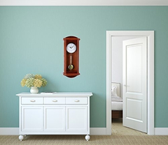 Reloj De Pared De Péndulo De Madera Hermosa - comprar online