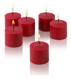 Set De 12 Velas Aromáticas Votivas, Con Duración De 10 Horas