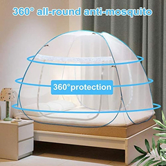 Mosquitera Plegable Para Tienda, Doble Puerta