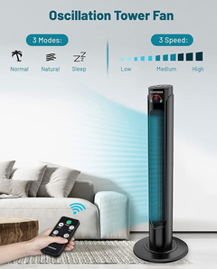 Ventilador De Torre Con Control Remoto -2021 El Más Nuevo Wo - comprar online