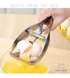 Práctico Abridor De Huevos Rápido Sin Gotas - comprar online