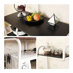 Estantería Para Horno Microondas Metal Color Blanco. en internet