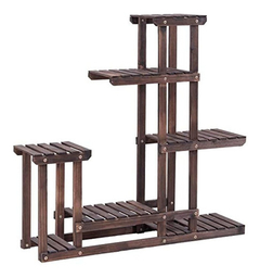 Estanterias De Almacenamiento Multifuncional En Madera - tienda online