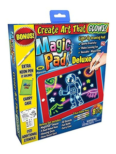 Tablet De Dibujos Con Luz Led Magic Laterales Dobles
