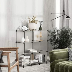 Estantería Modular Multiusos De Polipropileno Transparente. - comprar online