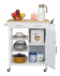 Estanterías, Carrito Para Isla De Cocina, 3 Niveles