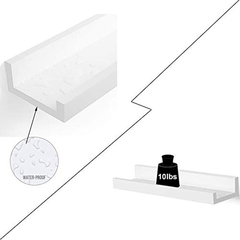 Imagen de Estanteria Flotantes De Pared, 4 Niveles, Color Blanco