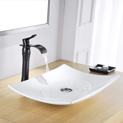 Llave Mezcladora Monocomando Para Lavabo De Baño Con Cascada - tienda online