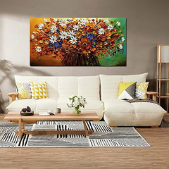 Imagen de Pinturas 24x48 Pulgadas Al Óleo Pintura 3d Pintado A Mano