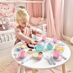 Juego De Té De Juguetes, 52 Piezas, Comida Para Niños,... - comprar online