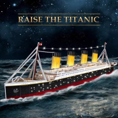 Cubicfun Led 3d Rompecabezas Titanic Barco Rms Juguetes - comprar online