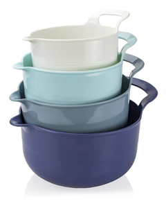 Cocinar Con Cuencos De Mezcla De Colores - 4 Piezas De Plást