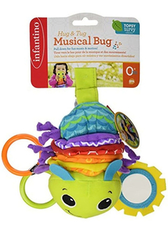 Infantino Hug And Tug - Bug Musical - comprar online