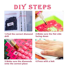 Diy 5d Pintura De Diamante Punto De Cruz Taladro Completo