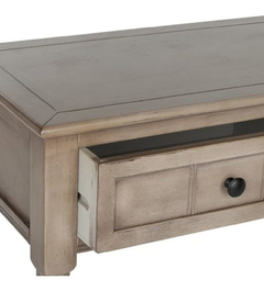 Mesa Auxiliar De Madera Marrón Claro, 2 Gavetas, 2 Niveles en internet