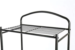 Estanteria Multiusos De Metal Color Negro/6 Niveles. - tienda online