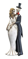 Design Toscano Día De Los Muertos Esqueleto Novia Y El Novio