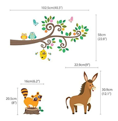 Imagen de Decowall- Pegatinas Scroll Branches And Animals