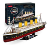 Rompecabezas 3d Led Titanic 35'' Gran Barco Modelo Kits Wate