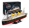 Rompecabezas 3d Led Titanic 35'' Gran Barco Modelo Kits Wate