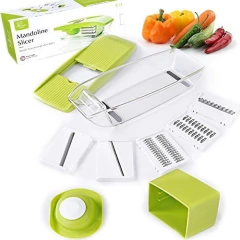 Mandoline Slicer - Cortador De Verduras Ajustable, Rallador