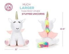 Peluche Grande De Unicornio - Blanco 13'' - comprar online