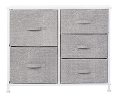 Cómoda De 5 Cajones Organizador De Tela Para Dormitorio, Pas - comprar online