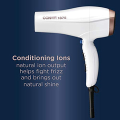 Conair 1875w - Secador De Pelo Doble De Cerámica - Danielle's Store