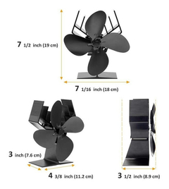 Galafire [2 Años] Ventilador De Estufa De Leña Ecológico Ali - tienda online