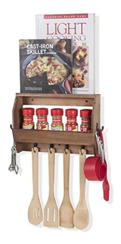 Estante De Pared Con 8 Ganchos Para Colgar Abrigos - Danielle's Store
