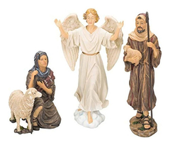 Escena De La Natividad Completa Con Modelos De 7 Pulgadas - Danielle's Store